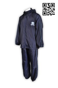 SU211 sporty windbreaker printed uniform sporty supplier hk company